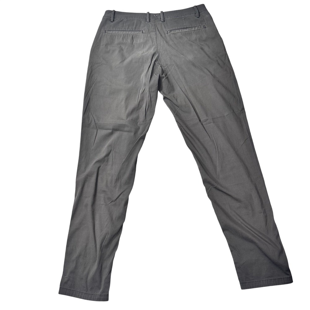 Birddogs Pants Dark Gray Lined Chino Performance Golf Gorpcore Mens 34x34 - Picture 2 of 10